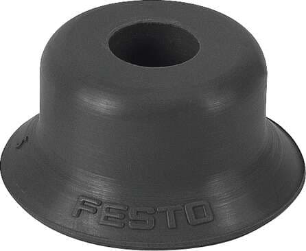 Festo 191030 vacuum suction cup ESV-30-EF Wearing part, easily replaceable Min. workpiece radius: 50 mm, suction cup diameter: 30 mm, suction cup volume: 1,952 cm3, Position of connection: on top, Assembly position: Any 191030 on Powermatic Associates