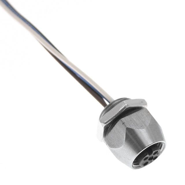 Mencom MDC-8FR-4-SS MDC, Receptacle, 8 Pole, Female Straight, 1Ft, 24awg, 2A, .25-NPT, Front Mount, Stainless Steel MDC-8FR-4-SS on Powermatic Associates