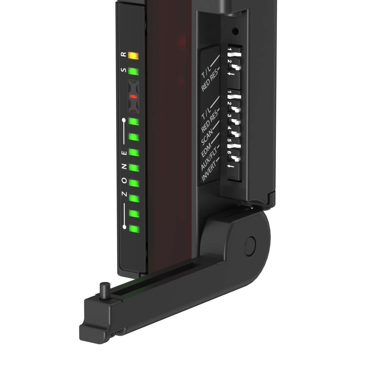 Banner SLPR25-830AP8 SLPR25-830 AP8 EZ-SCREEN Low Profile RECEIVER; Resolution: 25 mm; Response (Tr): 14 ms; Beams: 42; Range: 0.1-7 m (4 in - 23 ft); Height: 830 mm (32.7 in); 300 mm (1 ft) 8-pin M12 Pigtail QD; Housing: Anodized Aluminum SLPR25-830AP8 on Powermatic Associates