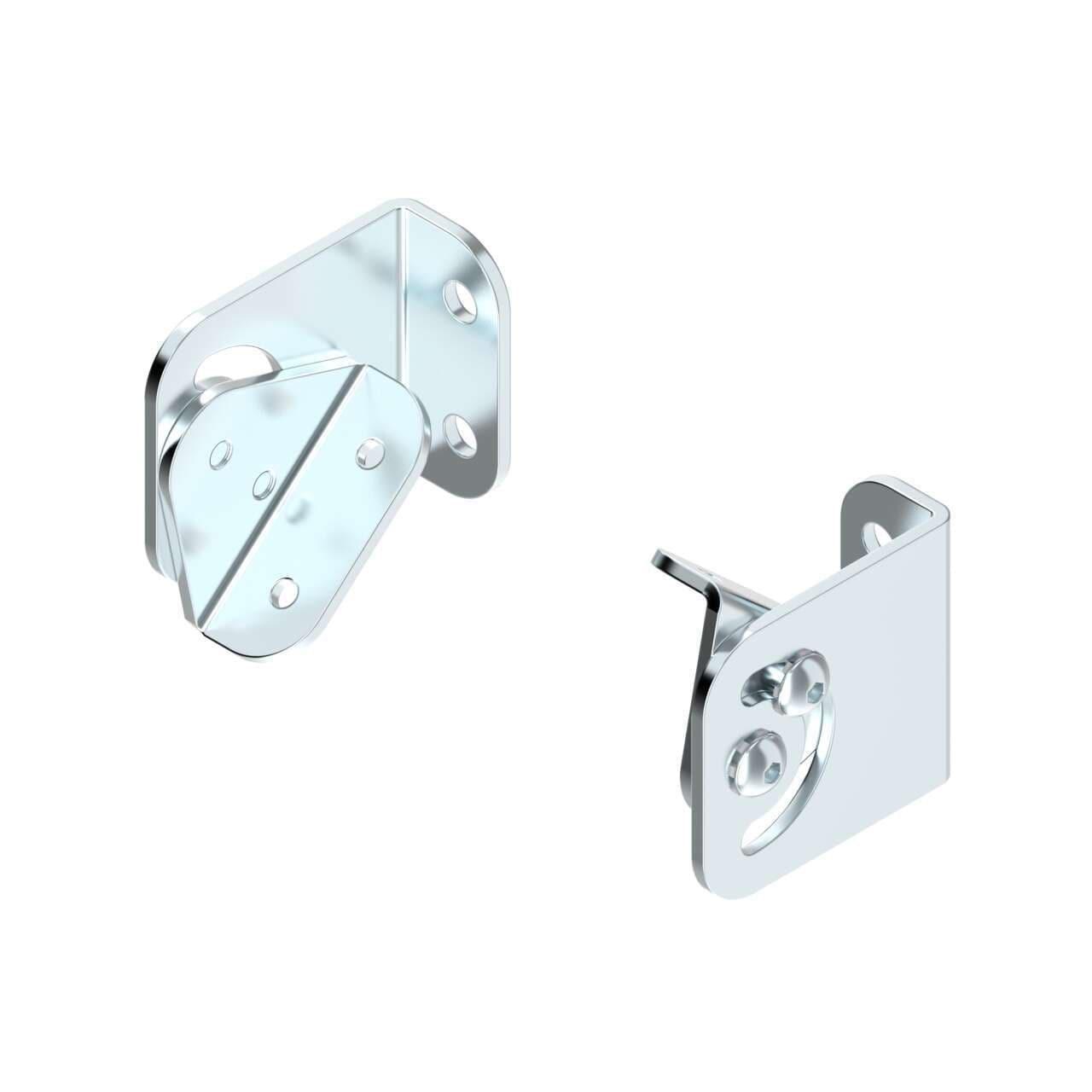 Banner SMBPVA9 Bracket: Pair of 2-piece swivel brackets; Mount directly to sensor or to PVD/PVA protective brackets; Designed for mounting sensor to look down or at an angle +/-90 degree SMBPVA9 on Powermatic Associates