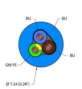 Turck BLU,PVC,1STPDX18+1X18,ITCERDB,MS40 BLU,PVC,1STPDX18+1X18,ITCERDB,MS40 Turck - BLU,PVC,1STPDX18+1X18,ITCERDB,MS40 Instrumentation Tray/Exposed Run/Direct Burial Cable, Reelfast™ Bulk Cable BLU,PVC,1STPDX18+1X18,ITCERDB,MS40 on Powermatic Associates