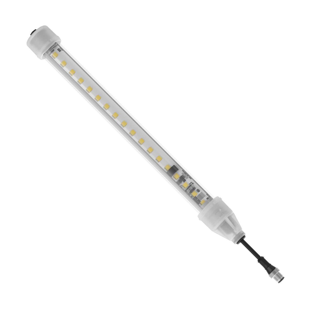 Banner RLS27XW285L35SQP Banner RLS27XW285L35SQP - RLS27 Light Strip: Clear Lens Window; 285 mm; 12-30 V dc; IP67 IP69K; White; Non-Cascadable; 150 mm (6 in) 4-pin M12 Pigtail QD RLS27XW285L35SQP on Powermatic Associates