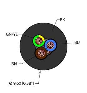 BLK,EX60,1SPDX18+1X18,TCERHL,FF on Powermatic Associates