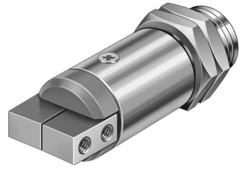 Festo 185703 angle gripper HGWM-12-EZ-G7 Micro, with male thread. Size: 12, Max. angular gripper jaw backlash ax,ay: 0,5 deg, Max. gripper jaw backlash Sz: 0,03 mm, Max. opening angle: 14 deg, Repetition accuracy, gripper: <: 0,02 mm 185703 on Powermatic Associates