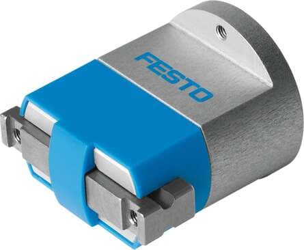Festo 197567 parallel gripper HGPM-12-EO-G9 Direct flange mounting with screws Locating pins are used for centring. Size: 12, Stroke per gripper jaw: 3 mm, Max. replacement accuracy: 0,2 mm, Rotationally symmetrical: 0,15 mm, Repetition accuracy, gripper: <: 0,05 mm 197567 on Powermatic Associates