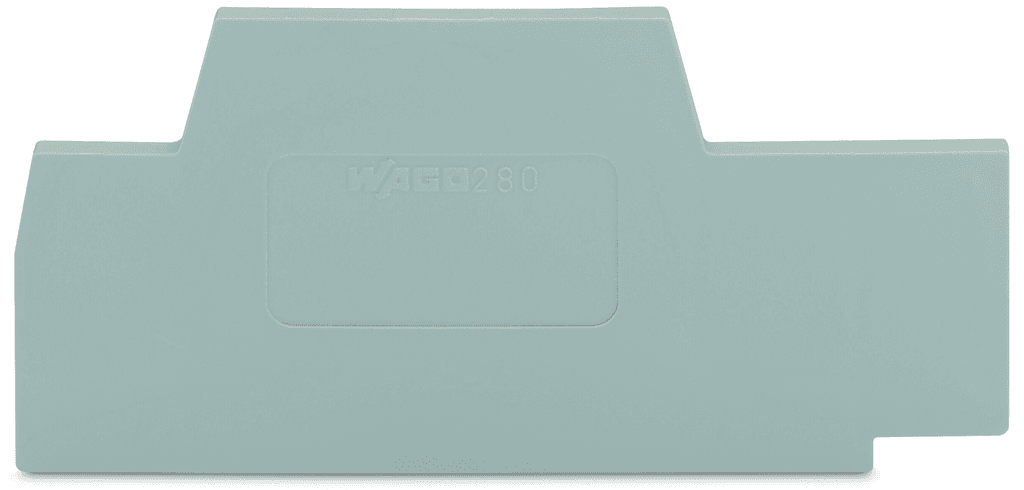 WAGO 280-342 280-342 WAGO - End and intermediate plate; 2.5 mm thick; gray 280-342 on Powermatic Associates