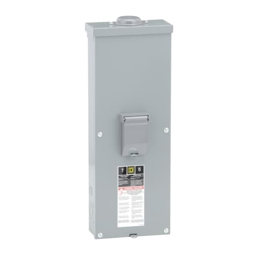 Schneider Electric QOM22225NRB Square D by Schneider Electric QOM22225NRB is an enclosure designed specifically for breaker applications, featuring a NEMA 3R degree of protection. This model supports a rated current of 225 A and accommodates 2 poles. The physical length of the enclosure is 629 mm, aligning with its robust design tailored for outdoor use, providing protection against weather-related conditions. QOM22225NRB on Powermatic Associates