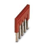 Phoenix Contact 3030349 Plug-in bridge, pitch: 6.2 mm, width: 29.3 mm, number of positions: 5, color: red 3030349 on Powermatic Associates
