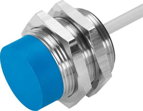 Festo 150442 proximity sensor SIEN-M30NB-PS-K-L Inductive, with standard switching distance. Conforms to standard: EN 60947-5-2, Authorisation: (* RCM Mark, * c UL us - Listed (OL)), CE mark (see declaration of conformity): to EU directive for EMC, Materials note: (*  150442 on Powermatic Associates