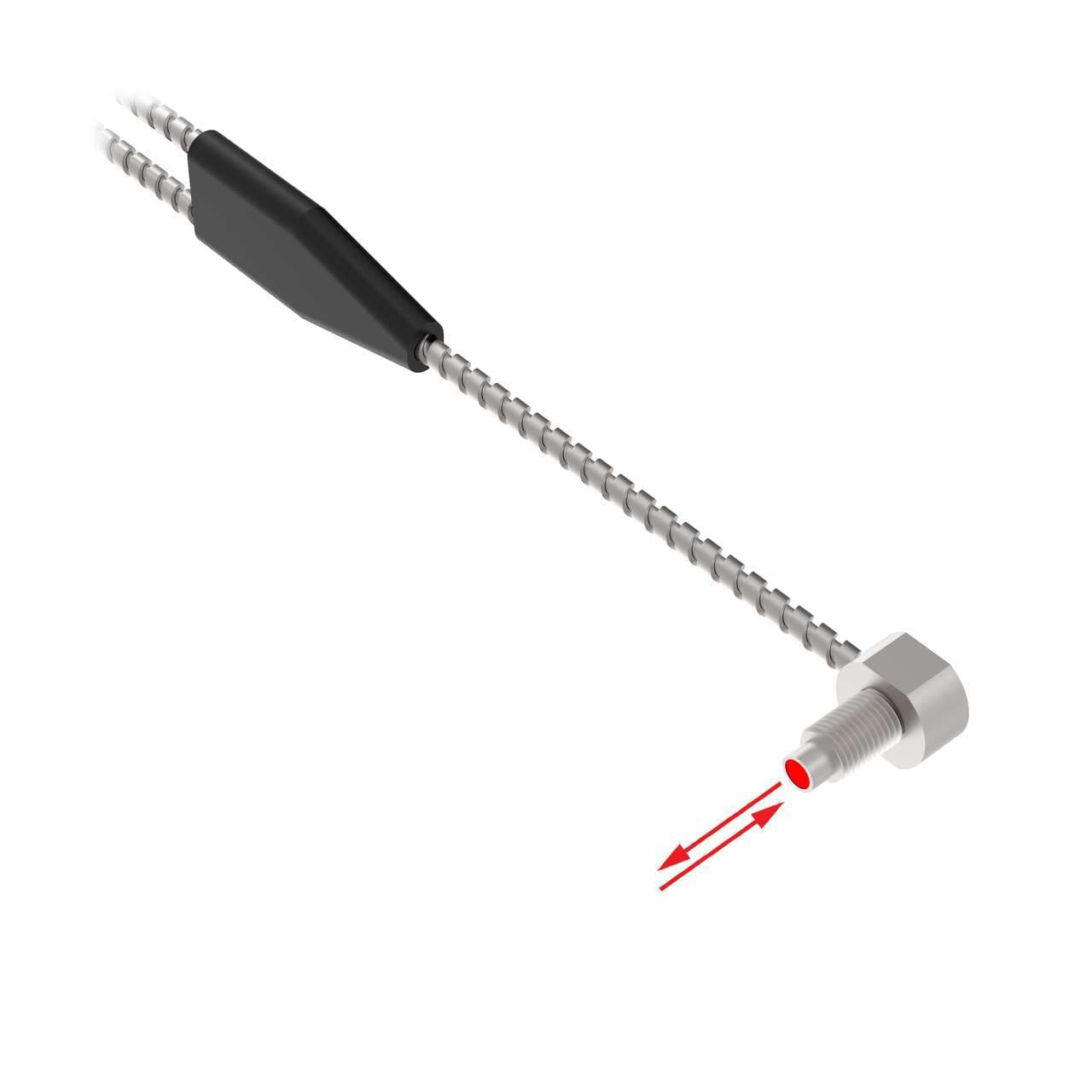 Banner BAT66ST5TA-VL Glass Fiber; Bifurcated 0.06 in Bundle; M6 Threaded Right-Angle Tip; Stainless Sheathing 2 m Long; Terminated For Plastic Fiber Sensors; Vantage Line BAT66ST5TA-VL on Powermatic Associates