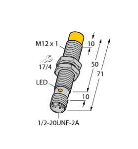 Turck NI4-G12-RDZ32X-B3131 NI4-G12-RDZ32X-B3131 Turck - NI4-G12-RDZ32X-B3131 Inductive Sensor NI4-G12-RDZ32X-B3131 on Powermatic Associates