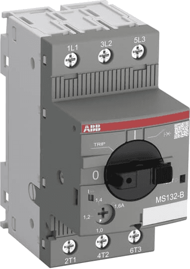 ABB Control MS132-1.6B MS132-1.6B ABB Control - MANUAL MTR STRT 3P 600V 1.0-1.6A MS132-1.6B on Powermatic Associates