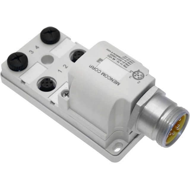 Mencom JDN-450-005-M000 DeviceNet Block Junction Blocks, 5 Pin, 4 Port, DeviceNet, MIN Size I Home Run Connector JDN-450-005-M000 on Powermatic Associates