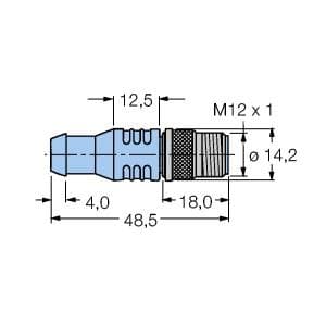 Turck RSE 57-TR2 RSE 57-TR2 Turck - RSE 57-TR2 Accessories for Fieldbus Systems, Bus termination resistor RSE 57-TR2 on Powermatic Associates