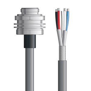 Lapp DN4110097F02 DN4110097F02 - LAPP UNITRONIC® DeviceNet Cordsets 14 & 18 AWG / 1 + 1 pair Bus - Gray PVC -  7/8 in Male Bulkhead / Wire Leads connectors - 2m DN4110097F02 on Powermatic Associates