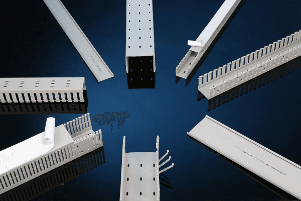 IBOCO NAB-4040GA Wiring Duct 4 x 4 - Grey - With Adhesive NAB-4040GA on Powermatic Associates