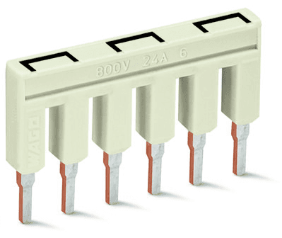 WAGO 2002-406/020-000 2002-406/020-000 WAGO - TOPJOB®S jumper; Delta configuration; for 2002 series; insulated; 6-way (1-2, 3-4, 5-6); light-gray 2002-406/020-000 on Powermatic Associates