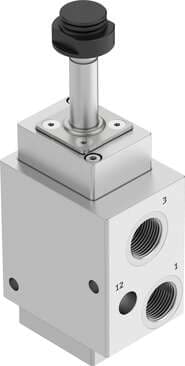 Festo 4514749 valve VOFC-LT-M32C-MC-G12-F19A 3/2 monostable, F19A armature system. Valve function: 3/2 closed, monostable, Type of actuation: electrical, Width: 51 mm, Standard nominal flow rate: 2686 l/min, Operating pressure: 2 - 8 bar 4514749 on Powermatic Associates