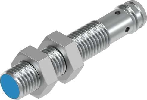 Festo 150385 proximity sensor SIEN-M8B-NS-S-L Inductive, with standard switching distance. Conforms to standard: EN 60947-5-2, Authorisation: (* RCM Mark, * c UL us - Listed (OL)), CE mark (see declaration of conformity): to EU directive for EMC, Materials note: (* Fr 150385 on Powermatic Associates