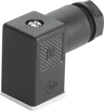 Festo 570367 plug socket MSSD-EB-M12-24VDC-SD-EX Mounting type: On solenoid valve with M2.5 central screw, Electrical connection: (* 3-pin, * Plug socket angled, * Plug pattern type C to EN 175301-803, * Per DIN EN 175301-803, * Cubic design), Operating voltage range 570367 on Powermatic Associates