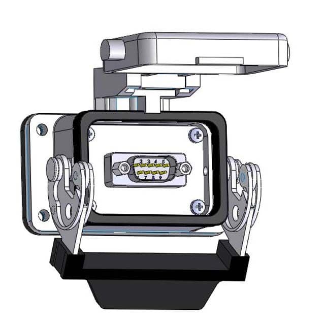 Mencom DBM09-06LS Panel Interface Connector with, MDB9, in a 06LS housing DBM09-06LS on Powermatic Associates