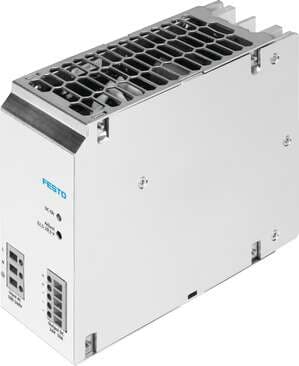 Festo 2247682 power supply unit CACN-3A-1-10 Width: 60 mm, Height: 130 mm, Length: 152,5 mm, Assembly position: Free convection, Primary supply: Single-phase 2247682 on Powermatic Associates