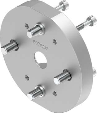 Festo 8079217 adapter kit DHAA-G-R3-32-B8-20 Size: 32, Assembly position: Any, Corrosion resistance classification CRC: 2 - Moderate corrosion stress, Ambient temperature: 0 - 50 °C, Product weight: 100 g 8079217 on Powermatic Associates