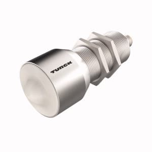 Turck DR15S-M30E-IOL8X2-H1141 Radar Sensor, Distance/Object Detection, Operating voltage 18…33 VDC, Max. range 15000 mm, Blind zone: 35 cm, Range: 15 m, Resolution: 1 mm, Cone angle of the radar beam: Standard ±7.5°, Approved acc. to ETSI 305550-2, Approved acc. to FCC/CFR 47 Part 15., M12 × 1 male connector, 4-pin, Operating voltage 18…33 VDC, Operating voltage 10…33 VDC (in SIO mode), Switching output switchable between PNP/NPN, Analog output switchable between 4…20 mA/0…10 V, Automatic current/voltage detection, IO-Link,  DR15S-M30E-IOL8X2-H1141 on Powermatic Associates