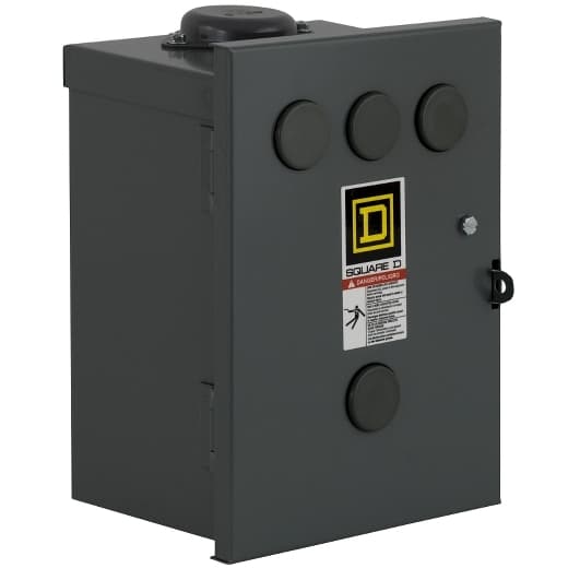 Schneider Electric 8903SQH3V02 Contactor, Type S, multipole lighting, electrically held, 100A, 4 pole, 110/120 VAC 50/60 Hz coil, NEMA 3R 8903SQH3V02 on Powermatic Associates