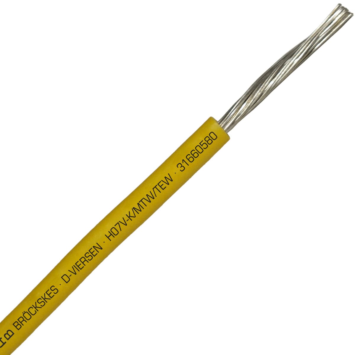 SAB 31660580 H05V-K/MTW/TEW- (UL/CSA/CE) - 18 AWG hook-up wire, Yellow 31660580 on Powermatic Associates