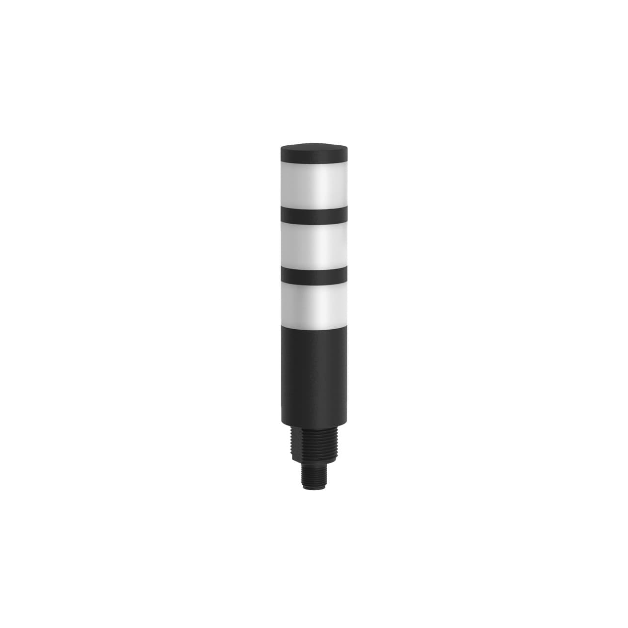 Banner TL30BBYRXXNXQD TL30 Basic Tower Light; Black Housing: 3-Color Indicator, Voltage: 12-30 V dc; Environmental Rating: IP65, Input: Bimodal; Colors: Blue Yellow Red, Euro 5-pin Integral Connector TL30BBYRXXNXQD on Powermatic Associates