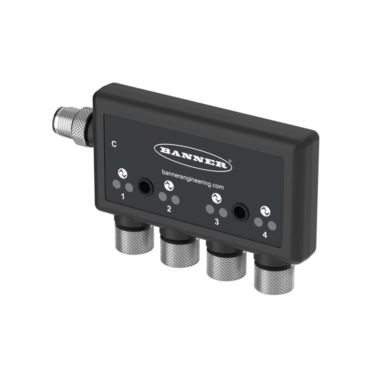 Banner R90C-4K-MQ R90C-4K-MQ 4-port IO-link Master; Inputs: 4 IO-link Devices; RS485 R90C-4K-MQ on Powermatic Associates