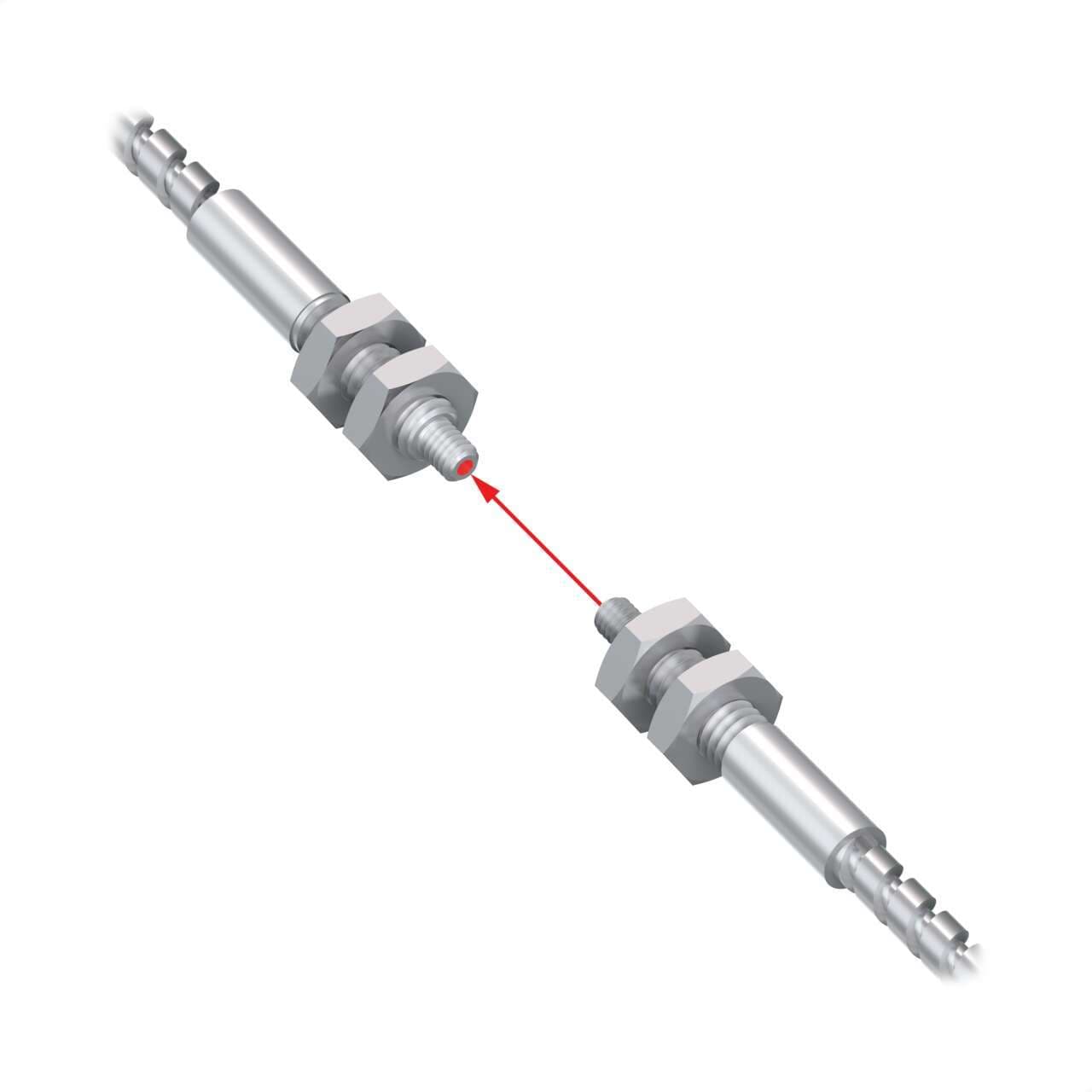 Banner IMT.756.6S-HT Glass Fiber Opposed Mode 2 m long; 1.27 mm dia. Bundle; Stainless Steel Sheath; M4 & M2.5 Thread; Terminated for use in Plastic Fiber Sensors; Max. Operating Temperature 315C at Threaded Tip IMT.756.6S-HT on Powermatic Associates