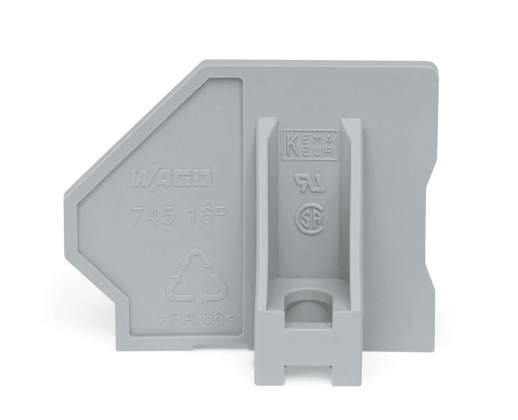 WAGO 745-545 745-545 WAGO - End plate; gray 745-545 on Powermatic Associates