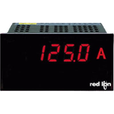 Red Lion PAXLIT00 Red Lion PAXLIT00 is a digital process timer and interval indicator from the PAX Lite series, designed to fit a 1/8 DIN (96x48mm) panel cutout with 14.2mm red digits for clear visibility. It operates on a wide supply voltage range of 50-250Vac, accommodating various AC power supplies including 48Vac, 100Vac, 110Vac, 120Vac, 200Vac, 208Vac, 220Vac, 230Vac, and 240Vac. This timer features a single digital input that can function as either sink or source, and it is housed in a casing that meets the IP65 and NEMA 4X standards for protection against dust and water ingress. The overall dimensions of the device are 96mm in width and 48mm in height, conforming to the 1/8 DIN horizontal standard. PAXLIT00 on Powermatic Associates