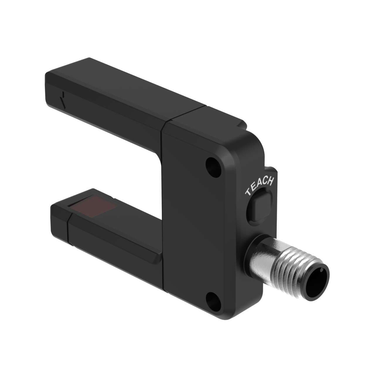 Banner SLE30B6VQ SLE30 EXPERT Series: Teach Mode Slot Sensor; Slot width: 30 mm; Input: 10-30 V dc; Output: Bipolar: 1 NPN; 1 PNP; M12 Integral QD SLE30B6VQ on Powermatic Associates