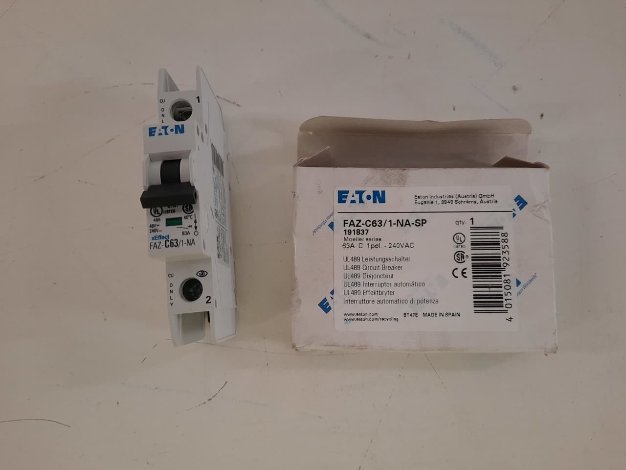 FAZ-C63/1-NA-SP on Powermatic Associates