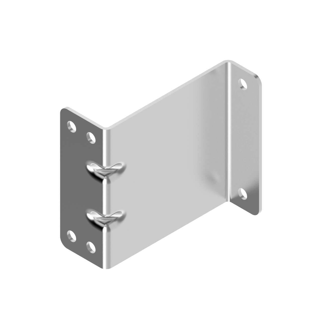 Banner SMBRAQ90R Banner SMBRAQ90R - Q90R Series Right Angle Mounting Bracket; 14-Gauge 304 Stainless Steel; M6 x 1 Mounting Hardware Included SMBRAQ90R on Powermatic Associates