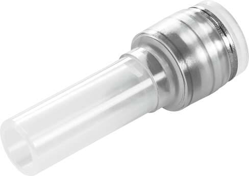 Festo 133134 push-in connector NPQP-D-Q4-S8-FD-P10 Size: Standard, Nominal size: 2,4 mm, Container size: 10, Design structure: Push/pull principle, Temperature dependent operating pressure: -0,95 - 10 bar 133134 on Powermatic Associates