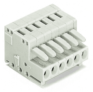 WAGO 734-108 734-108 WAGO - 1-conductor female connector; CAGE CLAMP®; 1.5 mm²; Pin spacing 3.5 mm; 8-pole; 100% protected against mismating; 1,50 mm²; light gray 734-108 on Powermatic Associates