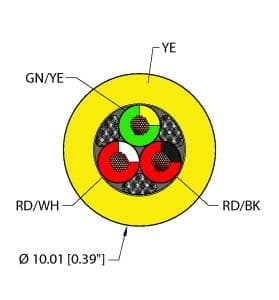 Turck YEL,PVC,3X16,STOOW,MSHA,V2 YEL,PVC,3X16,STOOW,MSHA,V2 Turck - YEL,PVC,3X16,STOOW,MSHA,V2 Flexible Service Cable, Reelfast™ Bulk Cable YEL,PVC,3X16,STOOW,MSHA,V2 on Powermatic Associates