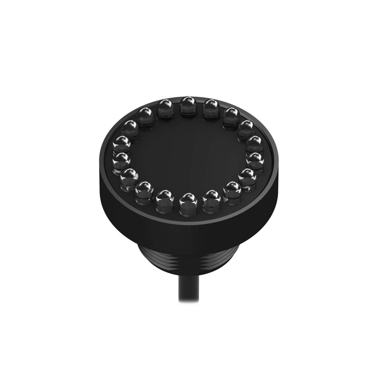 Banner K50LDRXXP K50 Series EZ-LIGHT Daylight Visible 1-Color Indicator; Voltage: 15-30 V dc; Housing: Polycarbonate; IP67; Input: PNP; Colors: Red; 2 m (6.5 ft) Integral Cable K50LDRXXP on Powermatic Associates