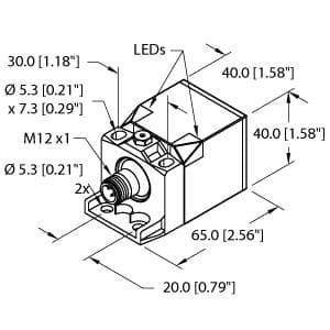 Turck BI15-CK40-VP4X2-H1141 W/BS2.1 BI15-CK40-VP4X2-H1141 W/BS2.1 Turck - BI15-CK40-VP4X2-H1141 W/BS2.1 Inductive Sensor BI15-CK40-VP4X2-H1141 W/BS2.1 on Powermatic Associates
