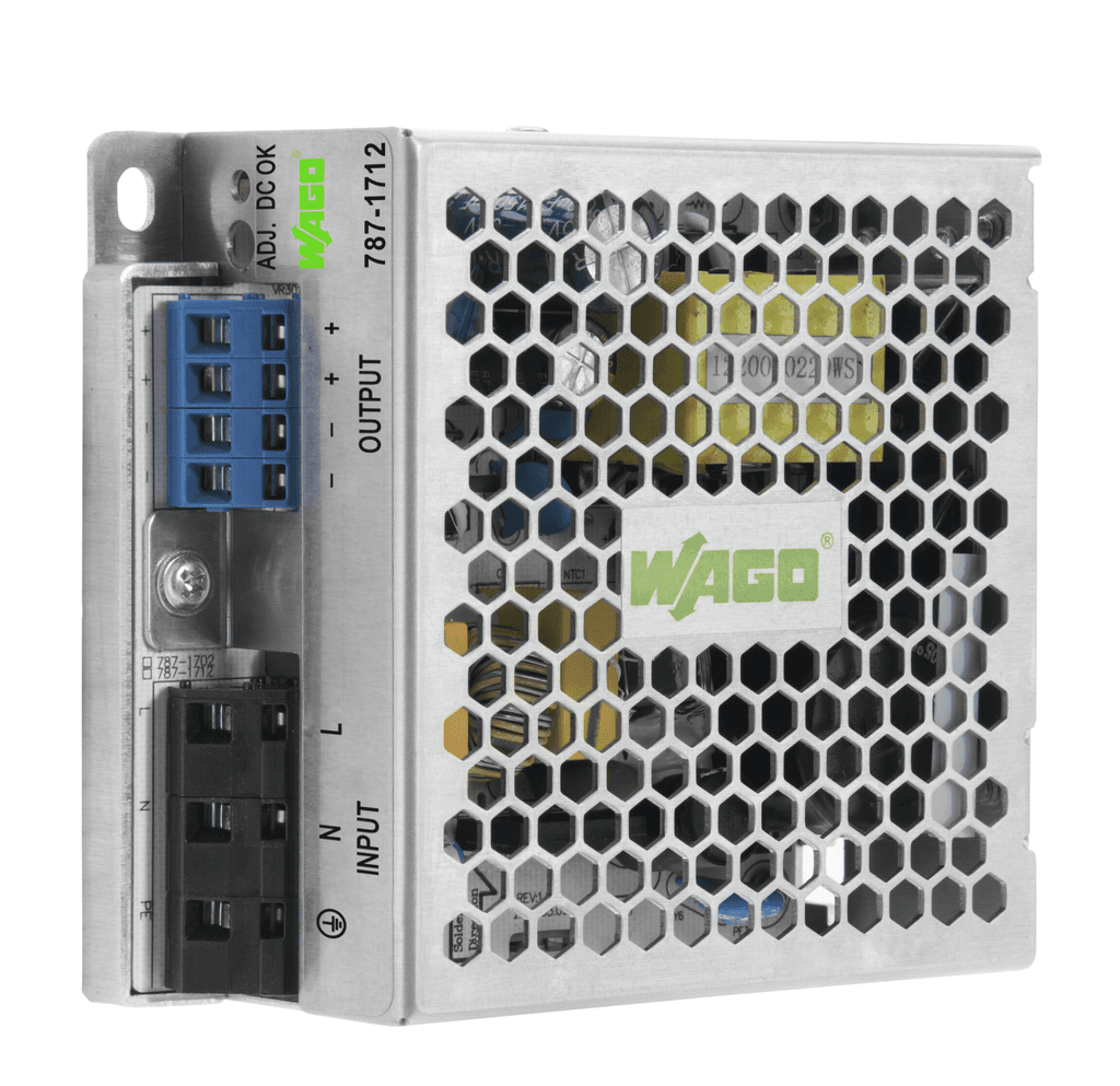 WAGO 787-1712 787-1712 WAGO - EPSITRON ® ECO power supply; single-phase; 24 VDC; 2.5 A; DIN and chassis mount options 787-1712 on Powermatic Associates