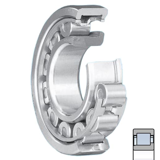 NSK NJ2314WC4 70MM Bore; Straight Bore Profile; 150MM Outside Diameter; 51MM Width; Steel Cage Material; RBEC 1 | ISO P0; Single Row; Inner Ring - One Side Separable; No Snap Ring; Relubricatable; C4-Extra Loose Internal Clearance; Retainer NJ2314WC4 on Powermatic Associates