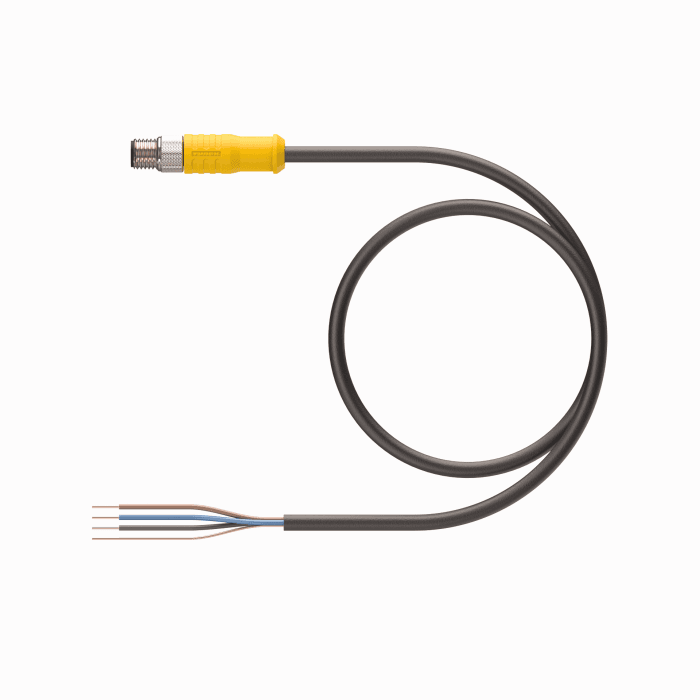 Turck PSGS 3M-1/S90 PSGS 3M-1/S90 Turck - PSGS 3M-1/S90 Actuator and Sensor Cordset, Connection Cable PSGS 3M-1/S90 on Powermatic Associates