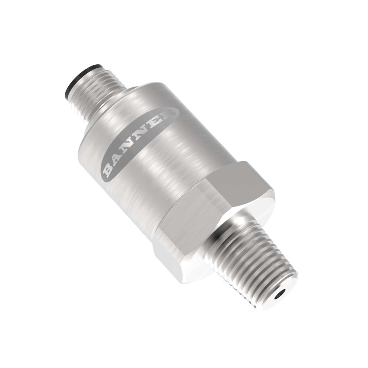 Banner PGPS100PSIG-C-I-Q Banner PGPS100PSIG-C-I-Q - Pressure Sensor, 0-100 PSIG, 4-20 mA, Stainless, 1/4NPT, M12 PGPS100PSIG-C-I-Q on Powermatic Associates