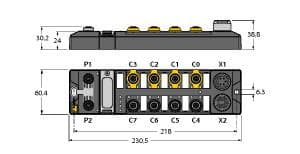 Turck TBPN-L1-FDIO1-2IOL TBPN-L1-FDIO1-2IOL Turck - TBPN-L1-FDIO1-2IOL Compact PROFIsafe / PROFINET Block I/O Module, Safe Digital Inputs and Outputs, Standard Universal Digital Channels, IO-Link Master Ports TBPN-L1-FDIO1-2IOL on Powermatic Associates