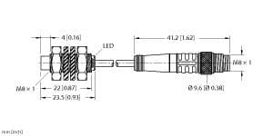 Turck NI3-EG08K-AP6X-0.2-PSG3M NI3-EG08K-AP6X-0.2-PSG3M Turck - NI3-EG08K-AP6X-0.2-PSG3M Inductive Sensor NI3-EG08K-AP6X-0.2-PSG3M on Powermatic Associates