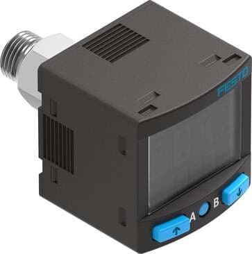Festo 8035545 pressure sensor SPAN-B2R-G18M-PN-PN-L1 Authorisation: (* RCM Mark, * c UL us - Listed (OL)), CE mark (see declaration of conformity): (* to EU directive for EMC, * in accordance with EU RoHS directive), KC mark: KC-EMV, Certificate issuing department: UL  8035545 on Powermatic Associates